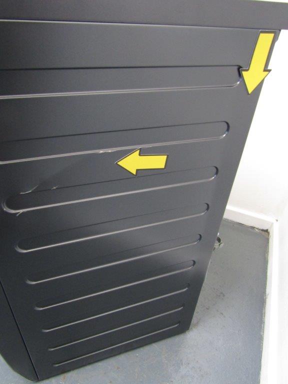 AEG LWR7196U4B Washer Dryer 9kg + 5kg 1600 rpm Black GRADE A