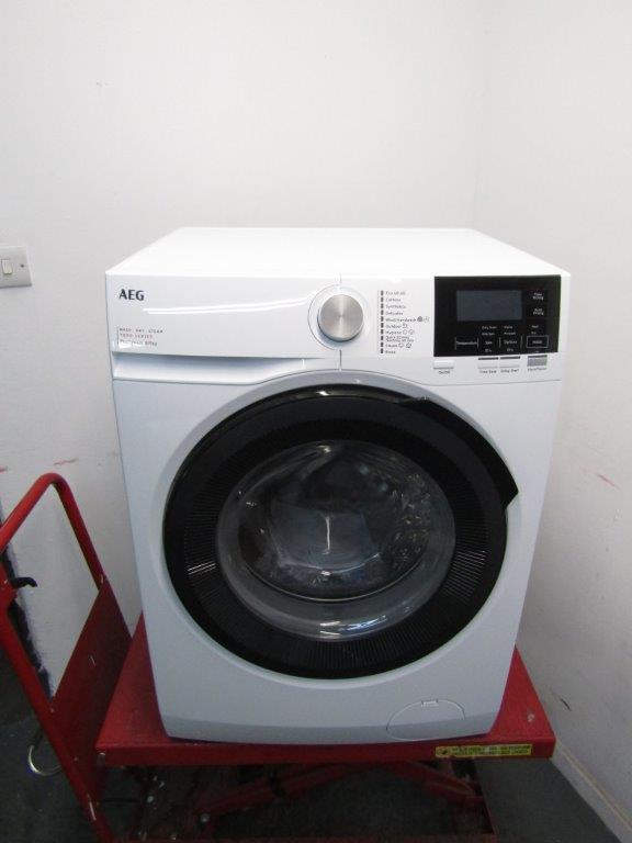 AEG LWR7185M4B Prosteam Washer Dryer 8kg + 5kg 1400 rpm White GRADE A