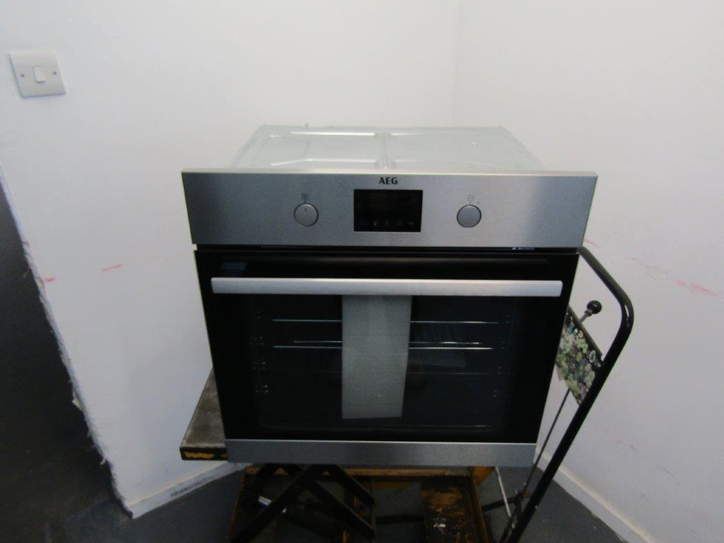 AEG BPS355061M Single Oven Built in Electric in Stainless Steel GRADE A