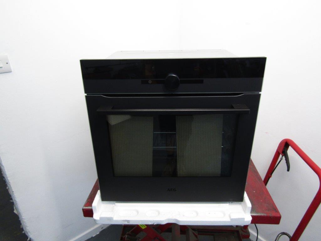 AEG BPK948330T Single Oven Electric Built In Pyrolytic Matt Black GRADE A