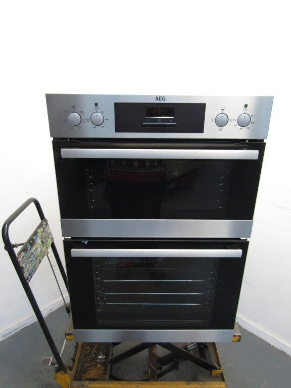 AEG DEX33111EM Double Oven Built in Electric Stainless Steel GRADE A