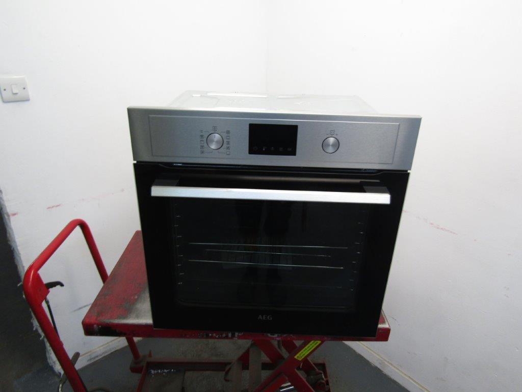 AEG BPX535061M Single Oven Electric Built in Pyrolytic Stainless Steel GRADE A