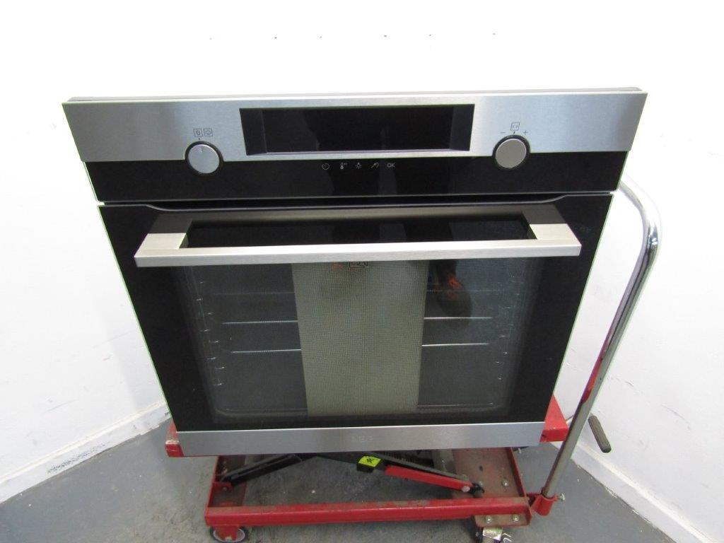 AEG BPK556260M Single Oven Electric Pyrolytic in Stainless Steel GRADE B