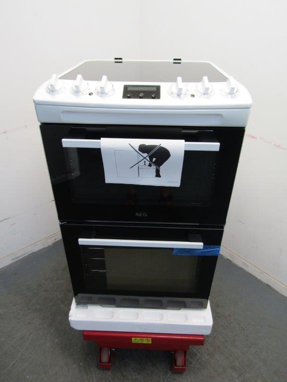 AEG CCX1530ACW Electric Cooker 55cm Ceramic White GRADE A