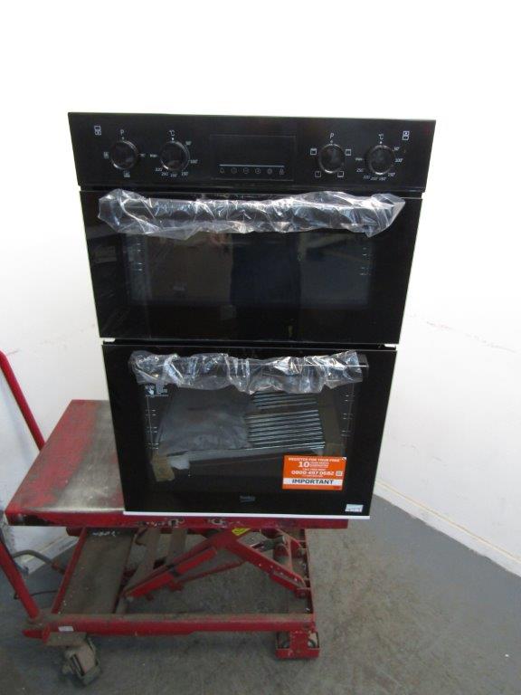 Beko BBDF22300B Double Oven Built in Electric in Black GRADE A