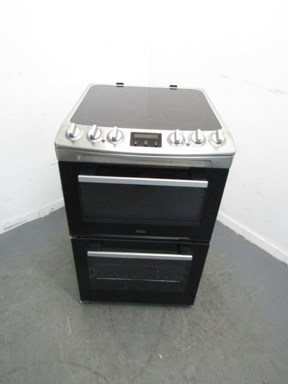 AEG CCX1530ACM Electric Cooker 55cm Ceramic Stainless Steel REFURBISHED