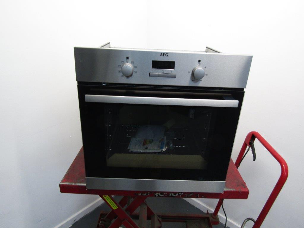 AEG BEB23101XM Single Oven Electric Built In in Stainless Steel GRADE B