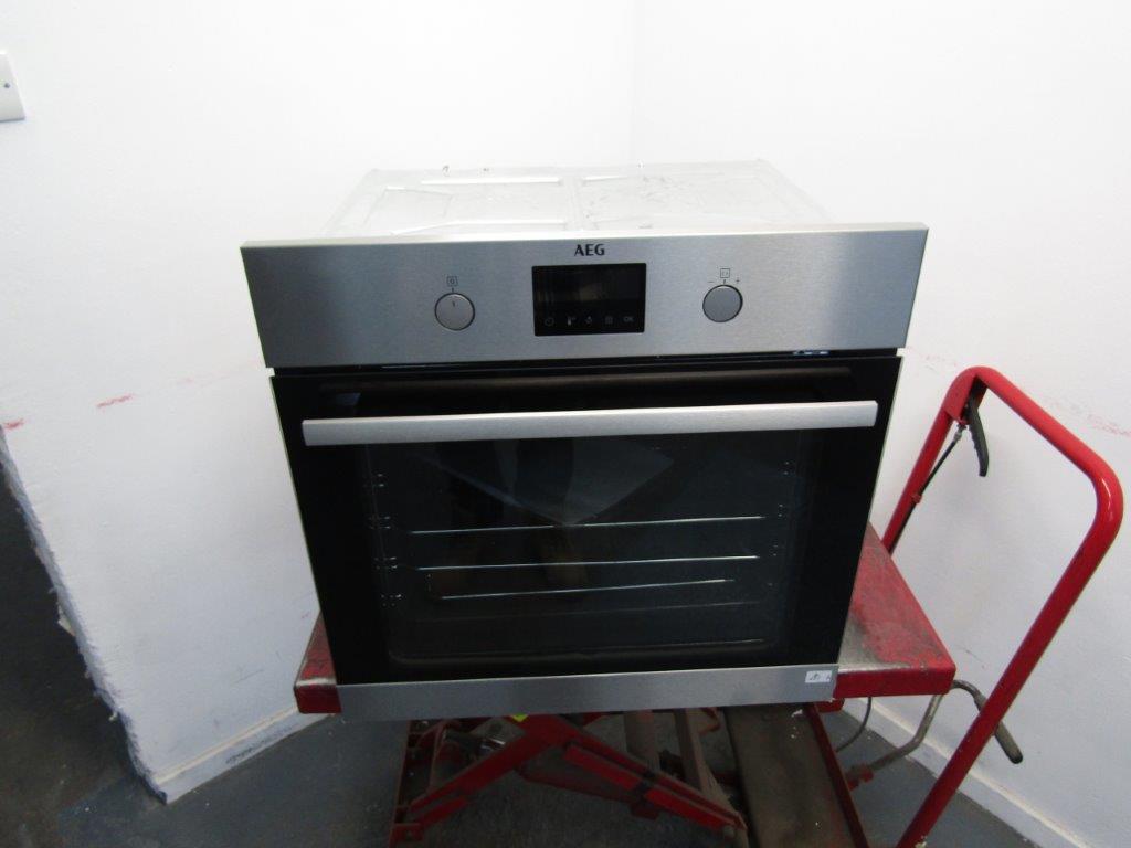 AEG BPS355061M Single Oven Built in Electric in Stainless Steel GRADE A