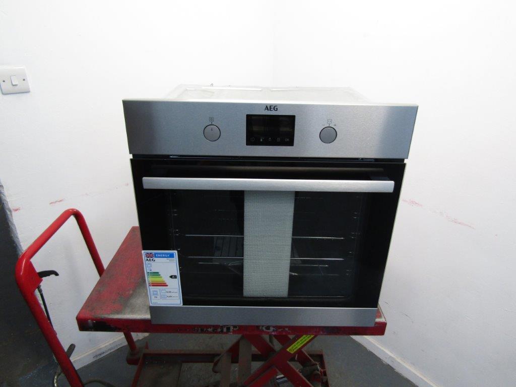AEG BPS355061M Single Oven Built in Electric in Stainless Steel GRADE B