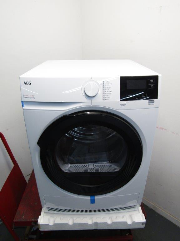 AEG TR718L4B Tumble Dryer 8kg Heat Pump in White GRADE A