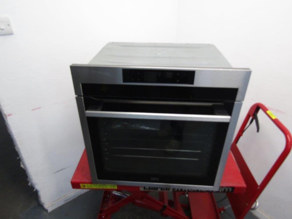 AEG BPE742380M Single Oven Electric Integrated Pyrolytic Stainless Steel REFURBISHED
