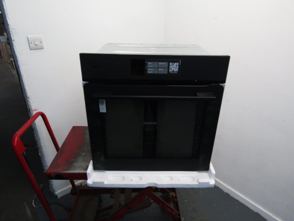 AEG PO7000PT Built in Sense Cook Pyrolytic Single Oven Matt Black