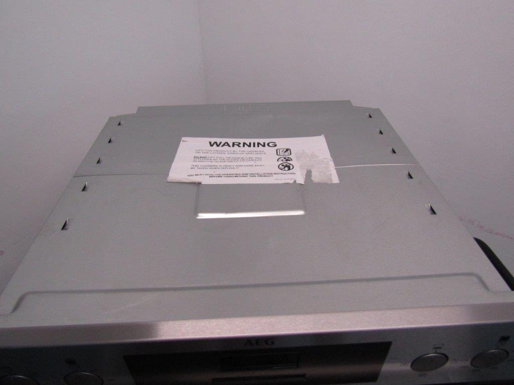 AEG DEB331010M Double Oven Electric Built in in Stainless Steel GRADE B