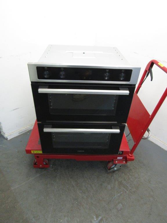 Zanussi ZPCNA4X1 Double Oven Built Under Stainless Steel GRADE A