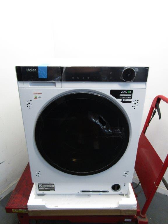 Haier HWB100B14858U1 Integrated Washing Machine 10kg 1400 rpm White GRADE B