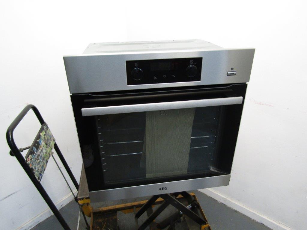AEG BPS355020M Single Oven Built in Electric in Stainless Steel GRADE B