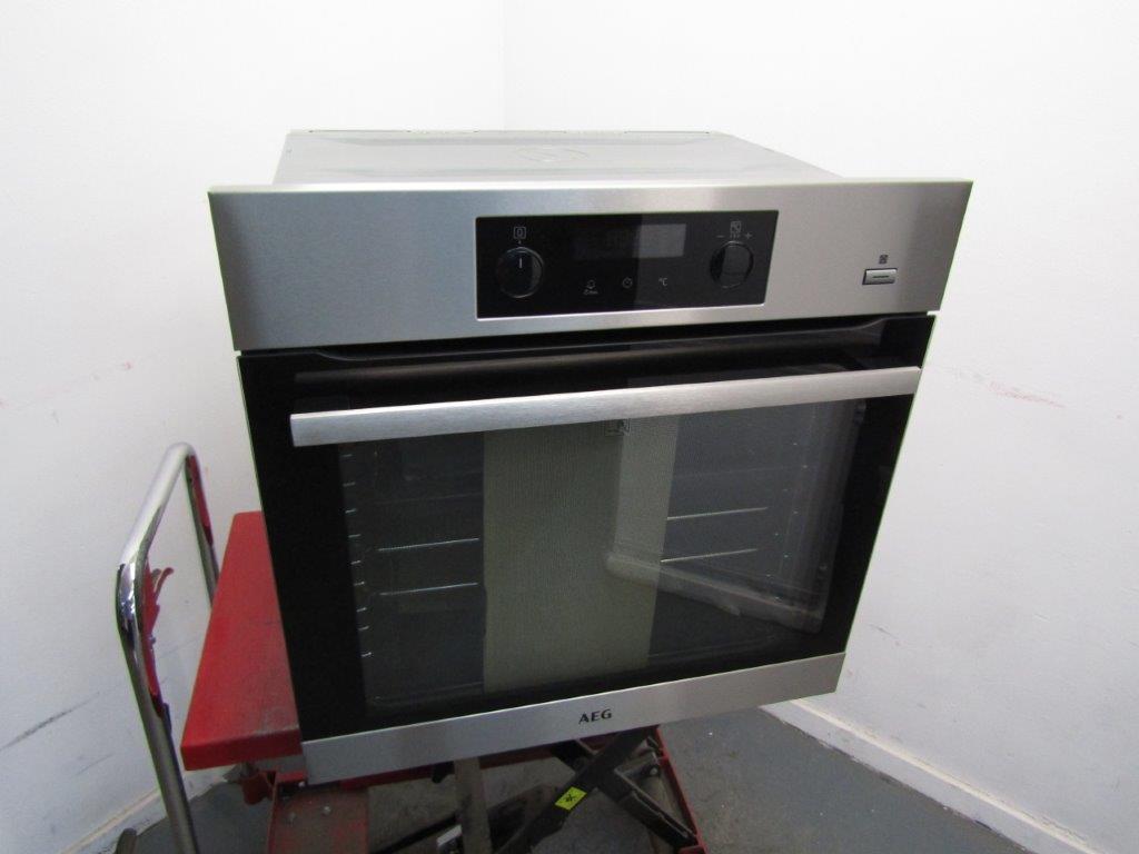 AEG BPS356020M Single Oven Electric Built in Stainless Steel GRADE B