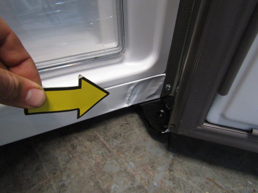 Hoover HONSQ2T918EXK American Fridge Freezer Stainless Steel GRADE A