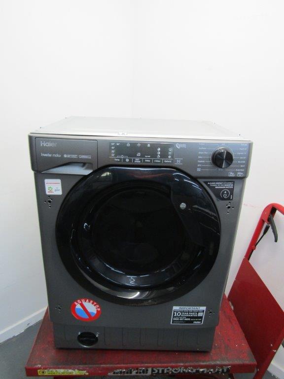 Haier HWQ90B416FWBR-80 Washing Machine Integrated 9kg 1600rpm Graphite GRADE B