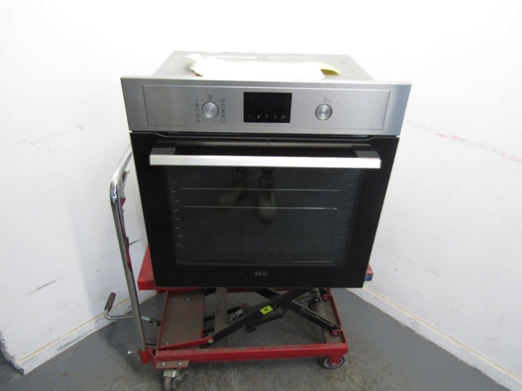 AEG BPX535061M Single Oven Electric Built in Pyrolytic Stainless Steel GRADE A