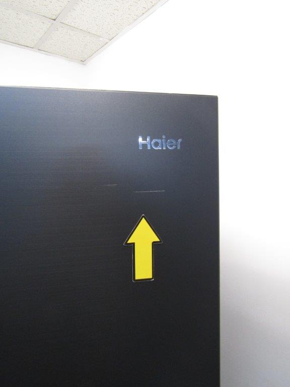 Haier Cube 90 Series 5 HCR5919ENMB 4 Door Fridge Freezer Black GRADE B