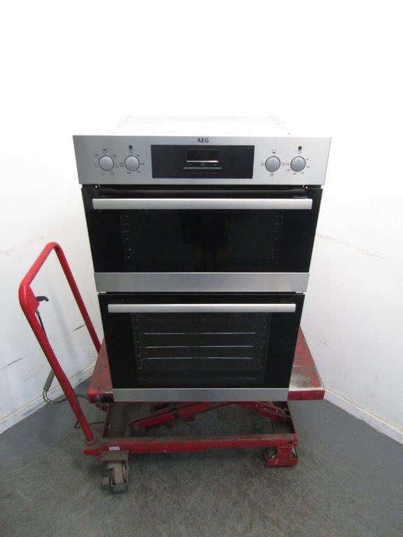 AEG DEB331010M Double Oven Built in Electric Stainless Steel REFURBISHED
