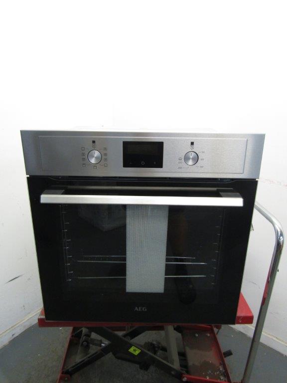 AEG BEX335011M Single Oven Electric Built in Stainless Steel GRADE A