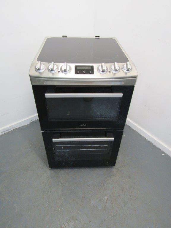 AEG CCX1530ACM Electric Cooker 55cm Ceramic Stainless Steel REFURBISHED