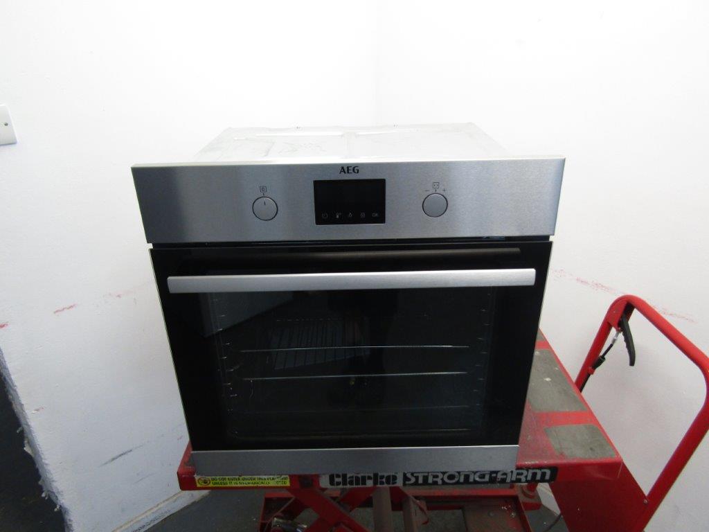 AEG BPS355061M Single Oven Built in Electric in Stainless Steel GRADE A