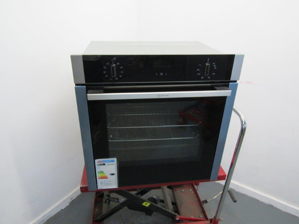 Neff B3ACE4HN0B Single Oven Slide & Hide Built In Stainless Steel GRADE B