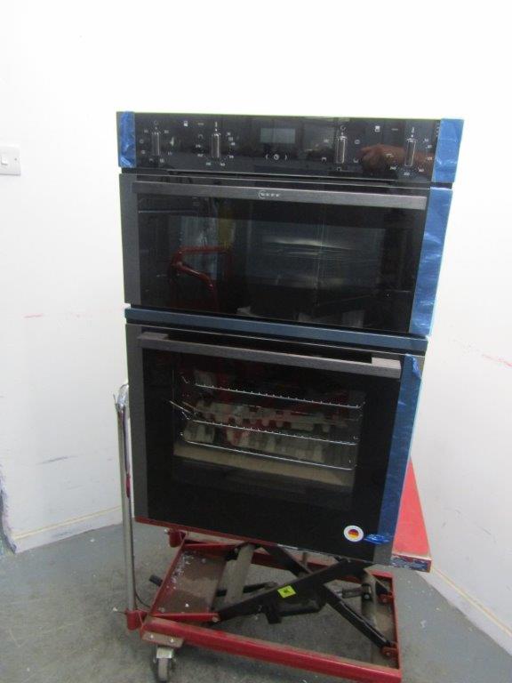 Neff U1ACE2AG3B Double Oven Electric Built In Graphite Steel GRADE A