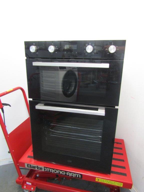 Cooke & Lewis CLELDO105 Double Oven Built In Black GRADE A