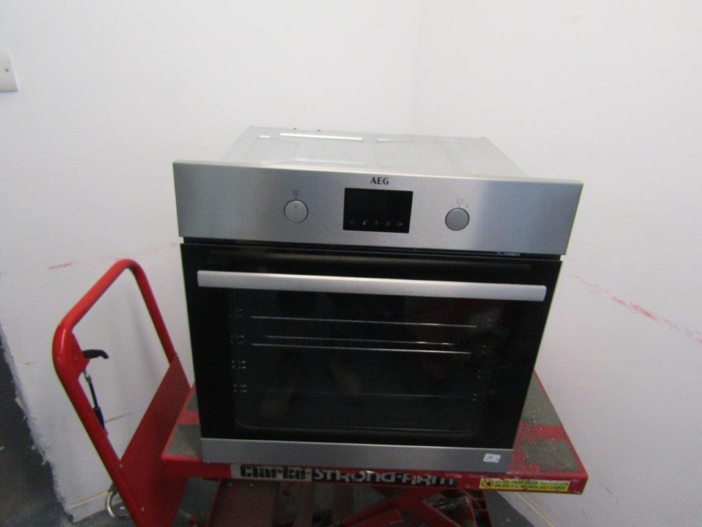 AEG BPS355061M Single Oven Built in Electric in Stainless Steel GRADE A