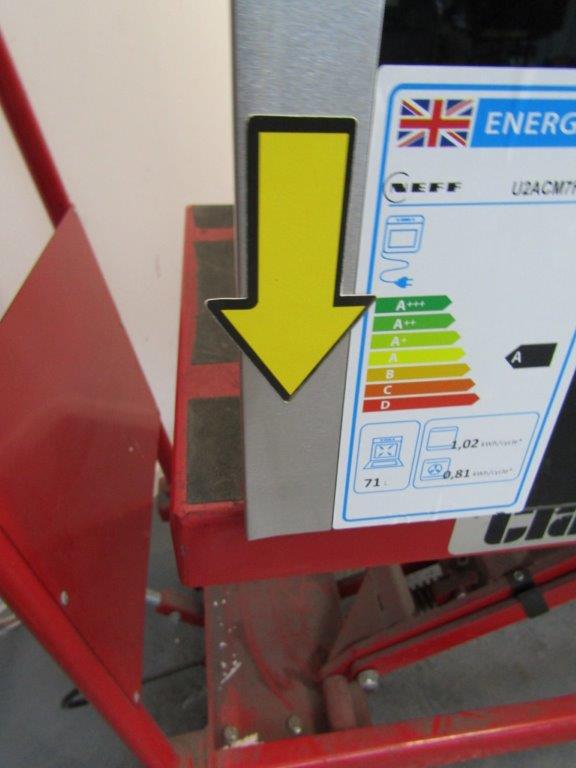 Neff U2ACM7HH0B Double Oven Built In Electric Stainless Steel GRADE B