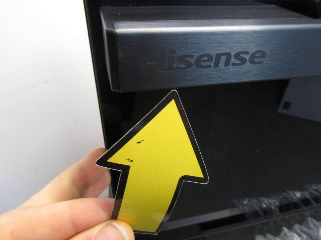 Hisense BUD714221ADBG Double Oven Built Under in Black. GRADE B