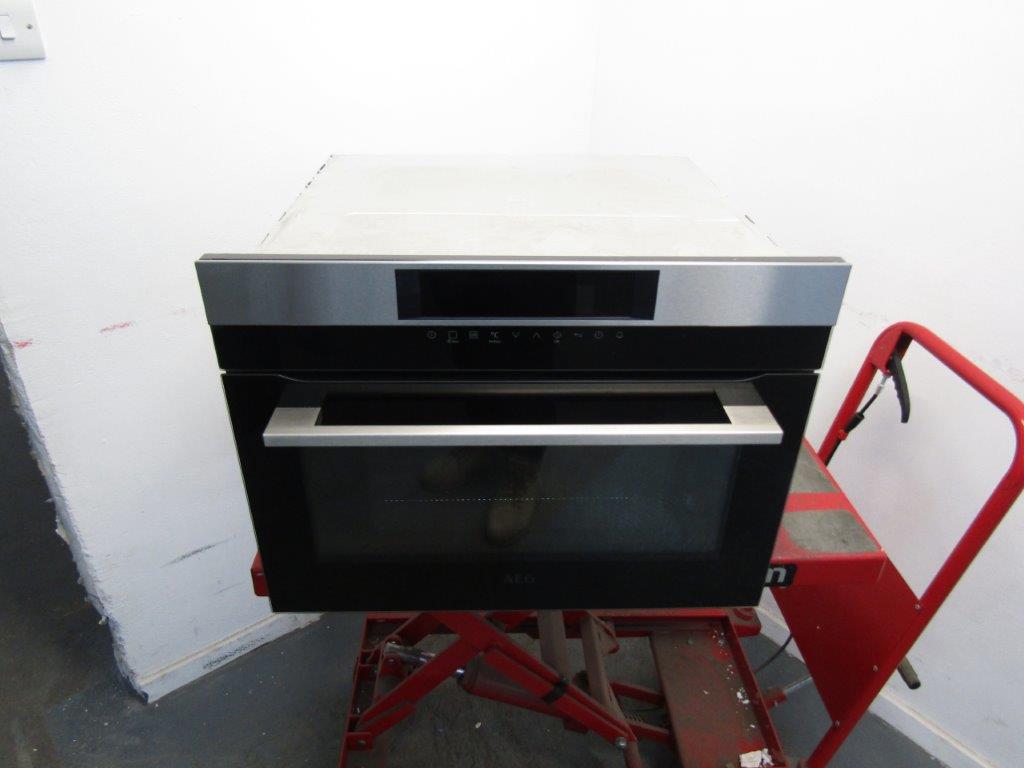 AEG KMK761000M Combination Microwave CombiQuick Built In Stainless Steel GRADE B