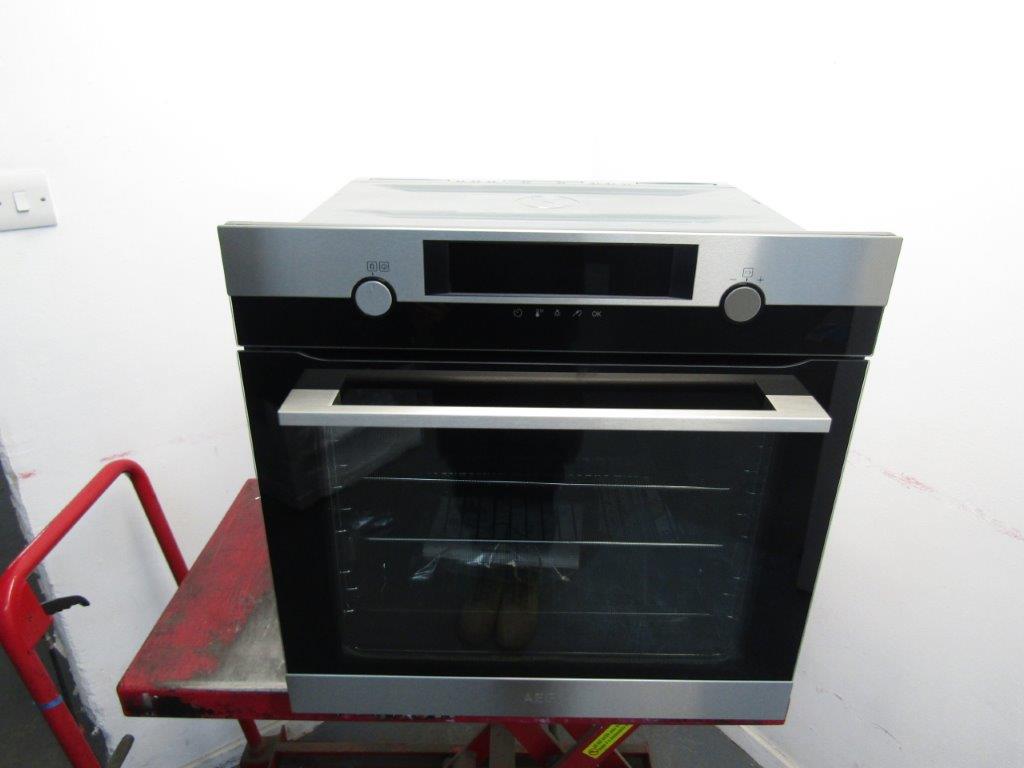AEG BPK55636PM Single Oven Steam Pyrolytic Electric Stainless Steel GRADE A