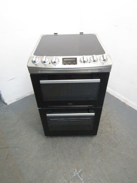 AEG CCX1530ACM Electric Cooker 55cm Ceramic Stainless Steel REFURBISHED