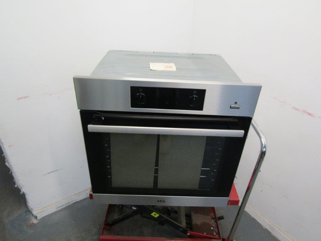 AEG BES356010M Single Oven Steambake Electric Stainless Steel GRADE A