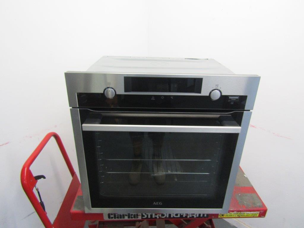 AEG BPS556020M Single Pyrolytic Oven Electric Stainless Steel GRADE B