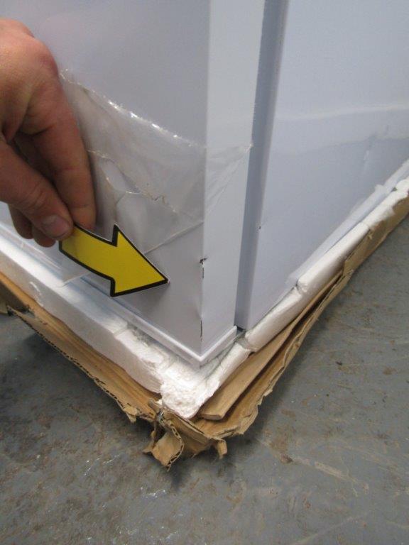 CoolMed CMS125 Pharmacy Fridge 125L Solid Door in White GRADE B