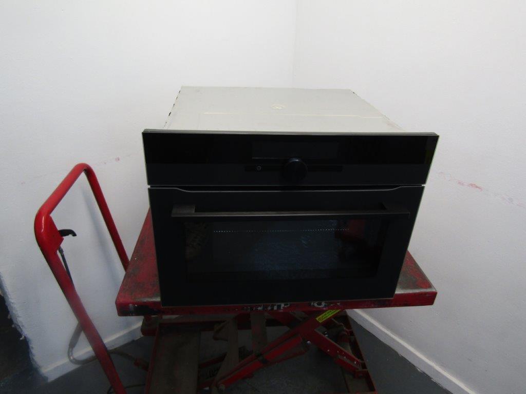 AEG KMK968000T Microwave Oven Multifunction Built In Combination Black GRADE A