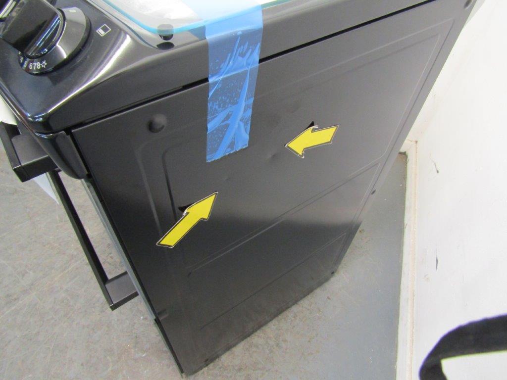 AEG CGX1130ACB Gas Cooker 55cm Double Oven Black GRADE A