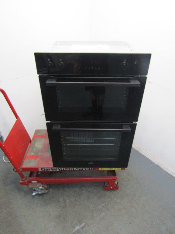 AEG DCE531160B Double Oven Electric Built In Black GRADE B