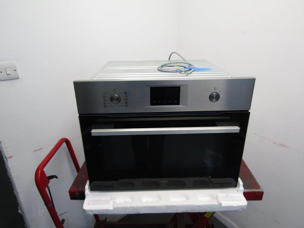 AEG OK6NK40M Built In Combination Microwave Oven in Stainless Steel GRADE A
