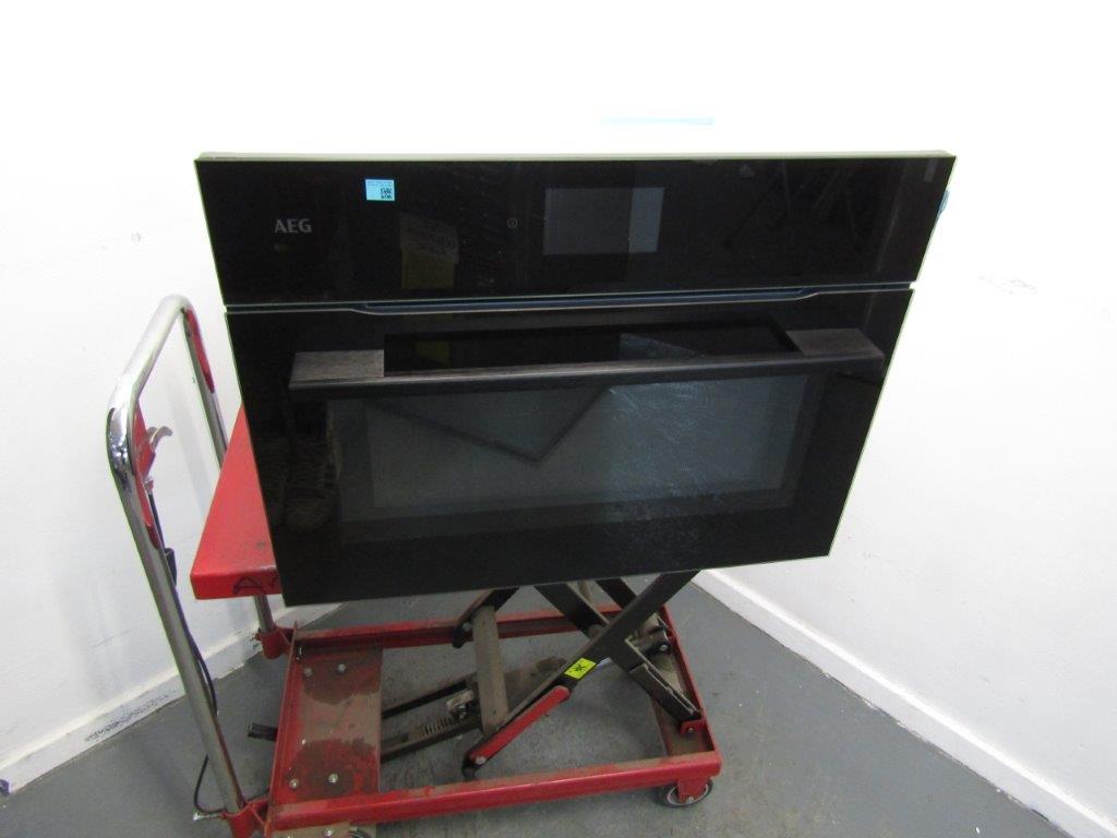 AEG NKK8N721B Combination Microwave and Oven in Black GRADE A