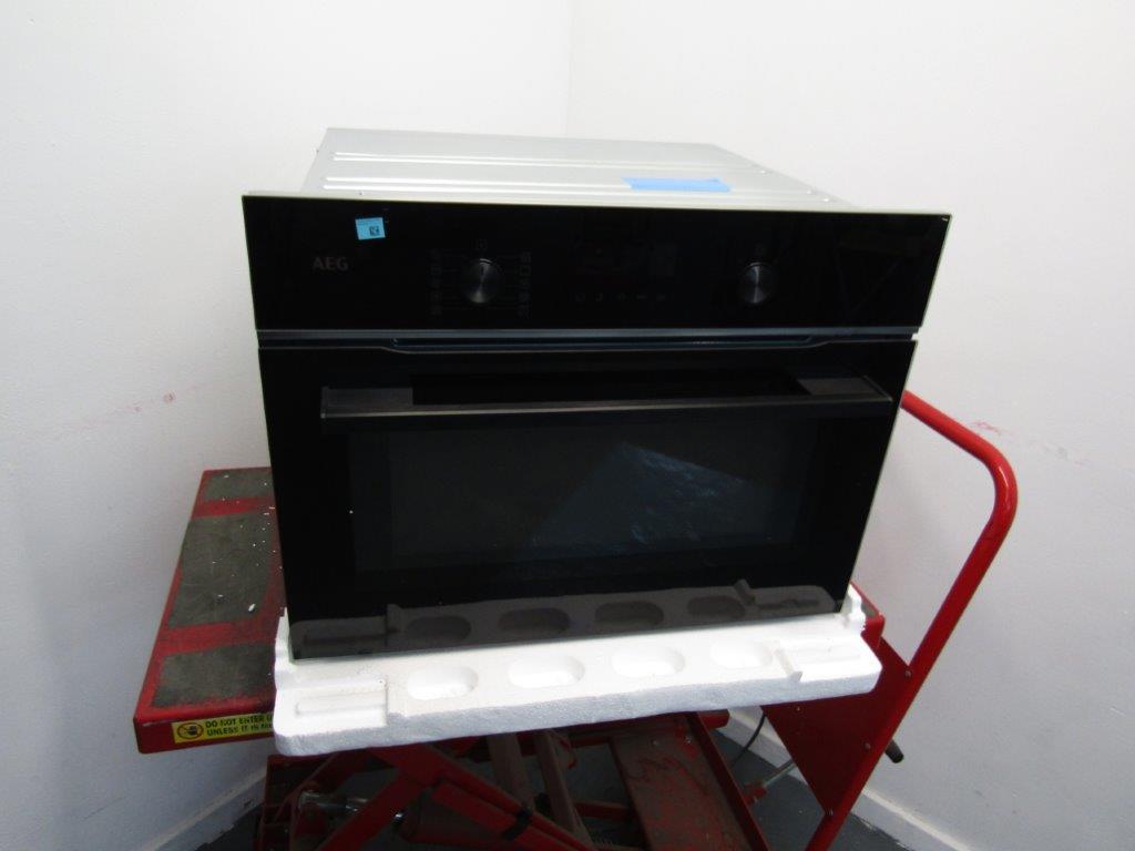 AEG TK6N5011B Combination Microwave Oven Gloss Black & Steel GRADE A