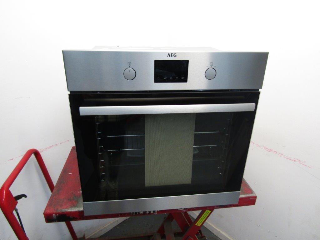 AEG BEK33506HM Single Oven Electric Built in Stainless Steel GRADE A