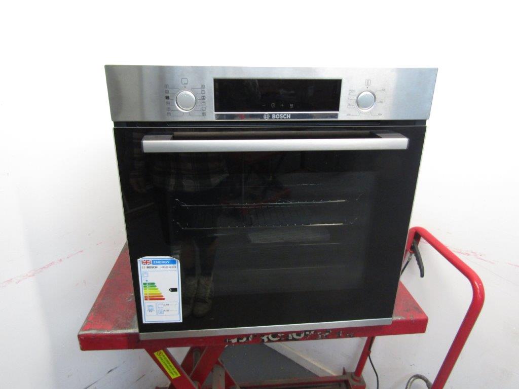 Bosch HRS574BS0B Single Oven Electric Pyrolytic Stainless Steel GRADE A