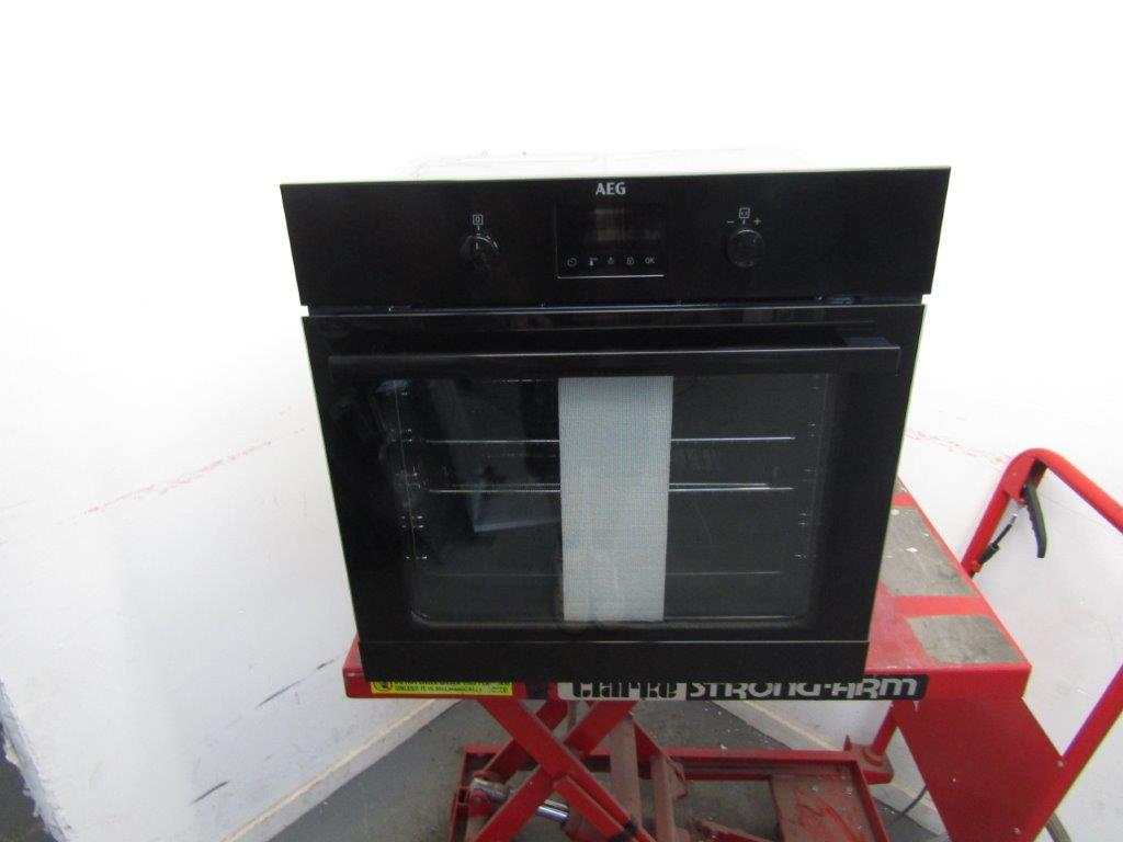 AEG BPK355061B Single Oven Electric Built In Pyrolytic in Black GRADE A